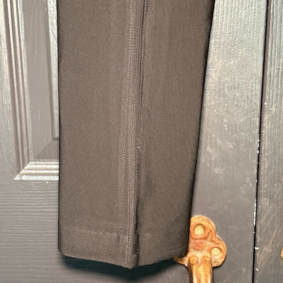 Joseph Ribkoff Black Flare Pants with Split Ankle Size 10 US - Picture 3 of 12